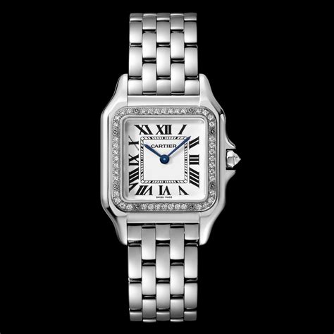 cartier watch white gold|cartier white gold watch price.